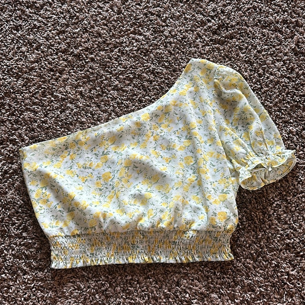 Lush crop blouse